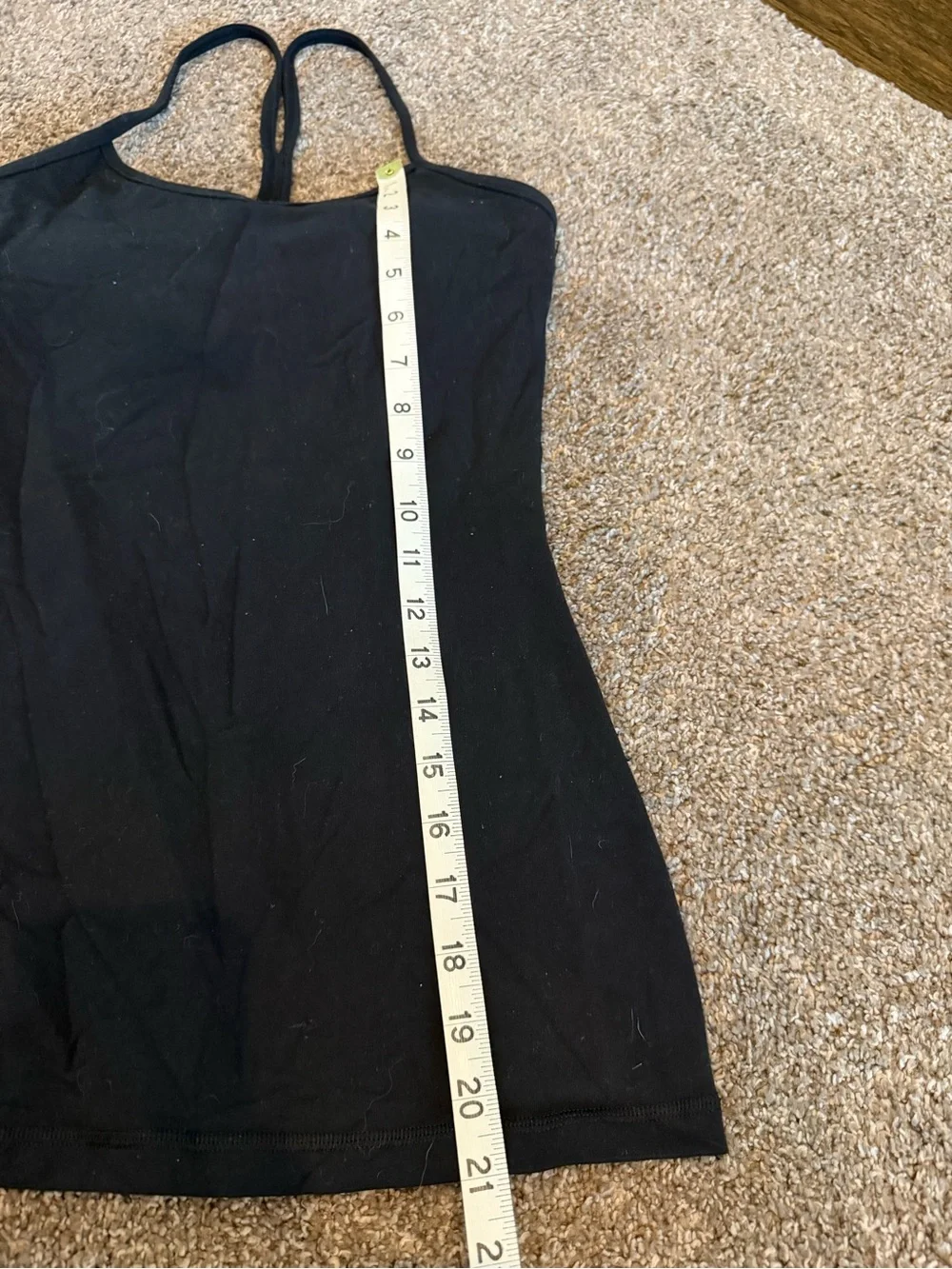 lululemon athletica Black Halter Neck Tank Top
